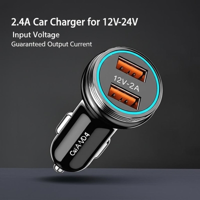 購入 デュアルUSBカーチャージャー 12V-24V入力 2.4A 3.0A出力 online manufacture