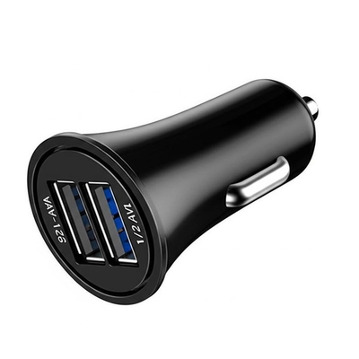 購入 ABS デュアル USB カーチャージャー 12V-24V 入力 2.4A 3.0A 出力 online manufacture