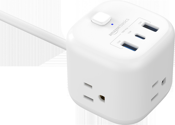 良い価格 3つのUSBポート 18W マックス スマート パワー ストライプ ACソケット 125V10A 1250W オンライン